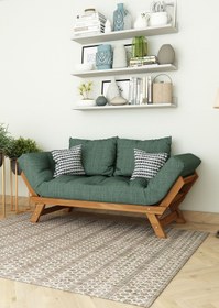 Resim woodwork antalya Fonksiyonel Yataklı Otantik Doğal Ahşap Kanepe Teak Renk 