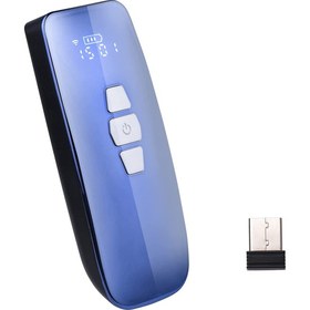 Resim Mini Cep Tipi 1d / 2d / Qr Barkod Okuyucu 3'ü 1 Arada Bt / 2.4g Kablosuz/usb Kablolu Barkod Okuyucu, Windows Mac ile Uyumlu, Süpermarket Perakende Lojistik Depo Için Android Ios 