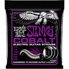 Resim Ernie Ball 2720 Cobalt Power Slinky Elektro Gitar Teli (11-48) 