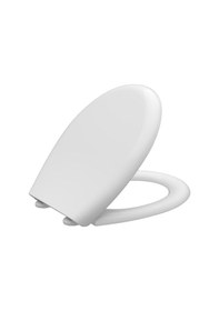 Resim Visam Leylak Yavaş Kapanan Termoplast Klozet Kapağı Üstten Sıkmalı 