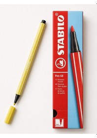Resim Keçe Uçlu Boya Kalemi 1 Mm Hardal 68/67 10 Lu Paket 