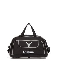 Resim Adelina Bags Unisex Siyah Seyahat Tatil Spor Kabin Boy Kumaş Valiz El Ve Omuz Çantası Siyah 