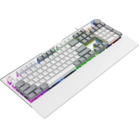 Resim Havit Gamenote KB898L Pro Rgb Mekanik Oyuncu Klavye – Rgb, Full-Key Rollover, Ses Tekeri, Bilek Destekli 