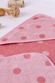Resim Baveno Pembe Puantiyeli Bebek Kundak 80x80 cm 