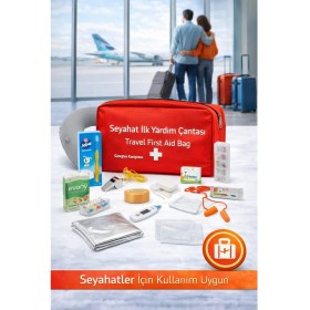 Resim Doğal Eczane Seyahat Çantası Yönetmelik Uyumlu Seyahat Çantası 