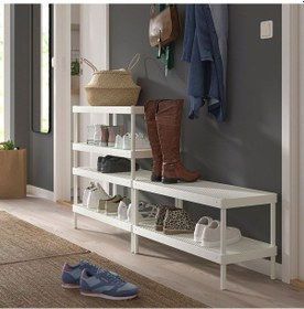 Resim Ayakkabılık, Beyaz, 78x32x40 Cm Beyaz 