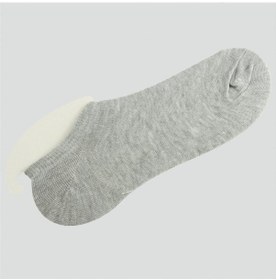 Resim Zero Land Ilkeshop Erkek Snekars Çorap-gri Çok Renkli 