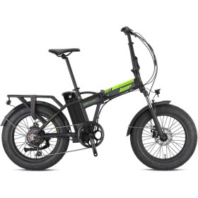 Resim Loop Dıscovery - 20 - Katlanır ( Fat Bike) - 7 Vites - H.disc - Elektrikli - Mat Siyah-Neon Sarı/füme 