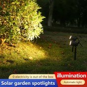 Resim Açık Güneşli Bahçe Spotları - Otomatik Işık Sensörü, Dayanıklı Plastik Tasarım, Lityum Pil, Çim ve Peyz Dekoru İçin İdeal, Dış Aydınlatma | Modern Peyzaj Işığı | Güneş Enerjili Lamba 
