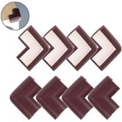 Resim Bebek Güvenliği İçin Yapışkan Bantlı 8 Li Köşe Koruyucu Seti Mobilya Kenar Koruması Çok Renkli Çok Renkli 