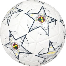 Resim Fenerbahçe Yeni Koleksiyon Match Serisi Lisanslı 32 Panel Dikişli 5 Numaralı Futbol Topu Beyaz 