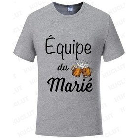 Resim Kuclut Fransız Evlilik Takımı Bekarlığa Veda Partisi T-shirt Damat Moda Grafik Düğün Tişörtroyal Blueerkek Royal Blue 