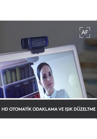 Resim Logitech C920S HD PRO Webcam-SIYAH 960-001252 