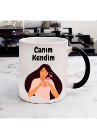 Resim Canım Kendim Tasarımlı Sihirli Kupa 