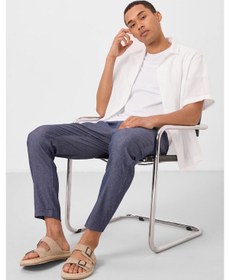 Resim Tommylife Kot Lacivert Standart Fit Dokuma Hafif Esnek Chino Erkek Pantolon - 82177 Lacivert 