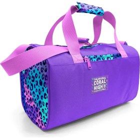 Resim Coral High Mor Leopar Desenli Spor Çantası 27532 