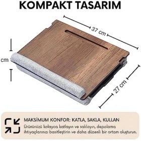 Resim Storemax - LS051 Minderli Eğim Ayarlanabilir Mousepadli Laptop Sehpası 