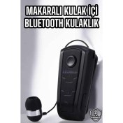 Resim Techno Stock Makaralı Bluetooth Kulaklık Çağrı Cevaplama Kablolu Uzun Pil Ömrü 