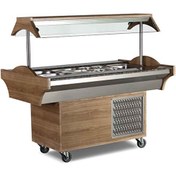Resim Empero EMP.SB.04 Soğutmalı Salat Bar 4X1/1 GN 150x89x137 CM 