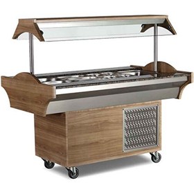 Resim Empero EMP.SB.04 Soğutmalı Salat Bar 4X1/1 GN 150x89x137 CM 