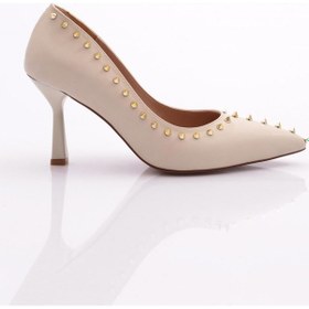 Resim Dgn 6079 Kadin Diken Taşli Topuklu Ayakkabi 6079-1974-R1806 