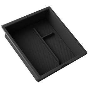 Resim Anjiexun Tesla Model 3 Orta Konsol Saklama Kutusu Düzenleyici Pvc Siyah 