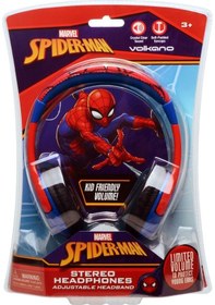 Resim Volkano MV-1001-VSM Lisanslı Marvel Örümcek Adam Kulak Üstü Çocuk Kulaklığı 
