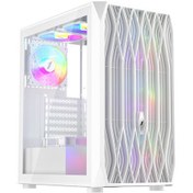 Resim 1st Player Ariya AY7 Beyaz 650W 80+ Argb 4X12CM Fan Temperli Cam Mesh USB 3.0 ATX Kasa 