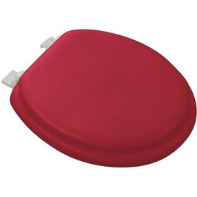 Resim Softy Classic Süngerli Klozet Kapağı Düz Kırmızı 
