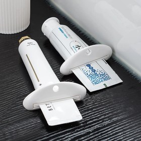 Resim 2 Adet EasySqueeze Diş Macunu Tüp Sıkma Aparatı, Manuel Plastik Diş Macunu Dağıtıcı Klemens, Elektrik Gerektirmeyen, Duvar Askısı Banyo Aksesuarları, Diş Macunu ve Yüz Temizleyici için 