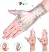 Resim Hombey Yarım Parmaklı Eldivenler: Artrit Ve Karpal Tüp Ağrısı Giderici, Kompresyonlu, Günlük Aktivite Ve Spor İçin, Erkek/kadın, 4 Boyut S/m/l/xl 