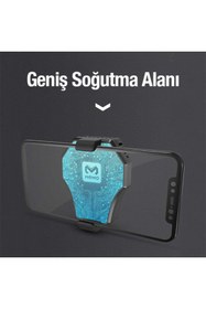 Resim Memo DL01 Telefon Soğutma Fanı Radyatör Soğutucu SİYAH 