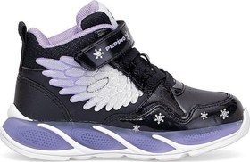 Resim Pepino Kids Pepino FK25-2040 Filet Kız Çocuk Sneaker Bot Siyah - Lila 