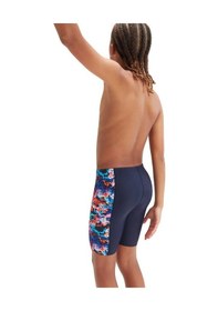 Resim Speedo Allover Panel Jammer Erkek Çocuk Yüzücü Mayosu Siyah 