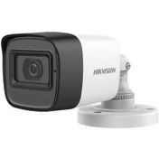 Resim Hikvision DS-2CE16D0T-ITPFS 2MP 2.8 Bullet Sabit Lensli IR Sesli Bullet Kamera 