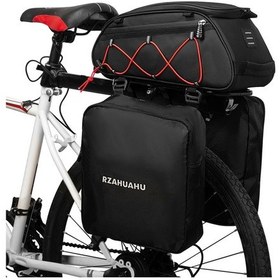 Resim Mufunye Bisiklet Taşıyıcı Çantası, Çok İşlevli Ve Genişletilebilir, Kırmızı Kırmızı 