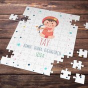 Resim Kişiye Özel Yay Burcu Tasarımlı Puzzle E-Hediyeci