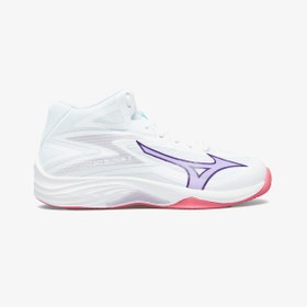 Resim MIZUNO Thunder Blade Z Mid Kadın Beyaz Voleybol Ayakkabısı 