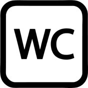 Resim Wc Sticker 30 x 30 cm 