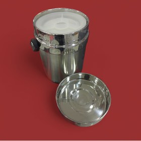 Resim Russet 2 Lt Çelik Yemek Termosu 3 Katlı (2-6 SAAT SICAK SOĞUK) Inox Sefer Tası 