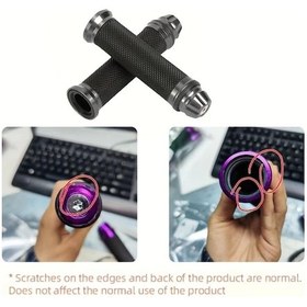 Resim Hightower Titanyum Motosiklet Tutma Eldiveni - Alüminyum Alaşım Ve Kauçuk Ergonomik Tasarım 