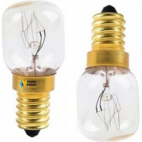 Resim Aircol Uyumlu Perium Ankastre Davlumbaz Buzdolabı Fırın 15 Watt Gün Işığı 300 Halojen Ampül 2 Adet 