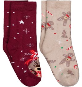 Resim Civil Boys Gift Deer Havlu 2'li 3-11 Yaş Erkek Soket Çorap - Standart / 5-6 Yaş 