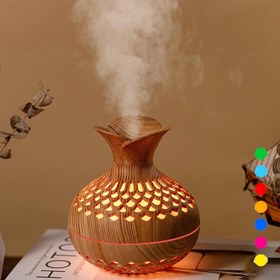 Resim Renkli Havalı Mini Nemlendirici, Çiçek Şekilli Nemlendirici, Araba için USB Kişisel Masaüstü Nemlendirici, Ofis Odası, Yatak Odası vb. 2 Sis Modu, 7 renk, Süper Sessiz, Su deposu kapasitesi 300ml 