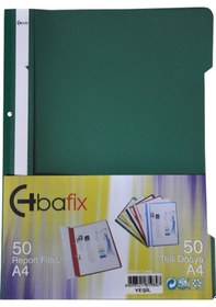 Resim Bafix Telli Dosya Yeşil 50 Adet 
