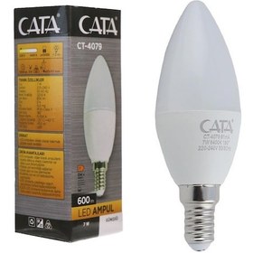 Resim Buji Ampul Mum 7w Beyaz Cata Ct-4079 5li Paket 