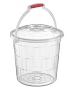 Resim Bahat Plastik Şeffaf Temizlik Kovası 15 Litre 