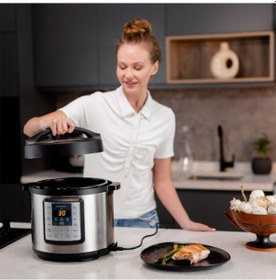 Resim Kumtel Elektrikli Düdüklü Tencere Hpc-01 Gri 