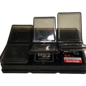 Resim Fototek Pdx Sd/mikro Sd Kart Saklama Kutusu Taşınabilir Hafiza Kartı Saklama Kutusu 12 Kart Kapasiteli 