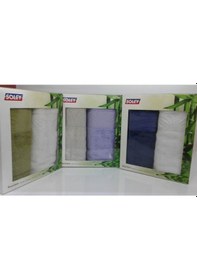 Resim Soley Bambu Havlu 2'li (50 x 100) (239348461) 